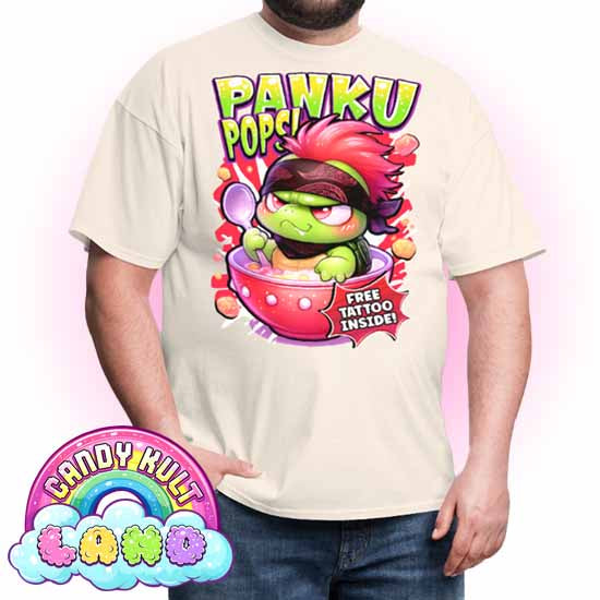 Panku Pops Cereal - Candy Kult Land Men's / Unisex Classic T-Shirt - Candy Kult - Candy Cult - Candy Kult Land - Wishbone - Boo Kitty - Panku - Frosti - Toxic Kitten - Hex-Heart - Cult Candy - Cake High Heels - [product_vendor}