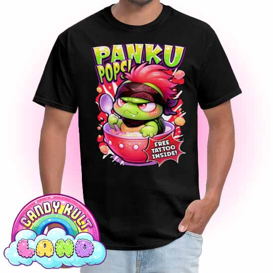 Panku Pops Cereal - Candy Kult Land Men's / Unisex Classic T-Shirt - Candy Kult - Candy Cult - Candy Kult Land - Wishbone - Boo Kitty - Panku - Frosti - Toxic Kitten - Hex-Heart - Cult Candy - Cake High Heels - [product_vendor}