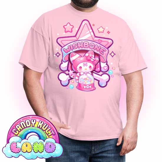 Wishbone Gumball Machine Logo - Candy Kult Land COLOUR Men's / Unisex Classic T-Shirt - Candy Kult - Candy Cult - Candy Kult Land - Wishbone - Boo Kitty - Panku - Frosti - Toxic Kitten - Hex-Heart - Cult Candy - Cake High Heels - [product_vendor}