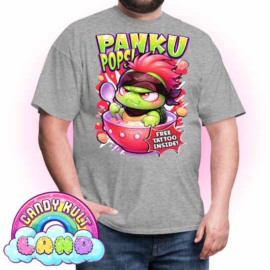 Panku Pops Cereal - Candy Kult Land Men's / Unisex Classic T-Shirt - Candy Kult - Candy Cult - Candy Kult Land - Wishbone - Boo Kitty - Panku - Frosti - Toxic Kitten - Hex-Heart - Cult Candy - Cake High Heels - [product_vendor}