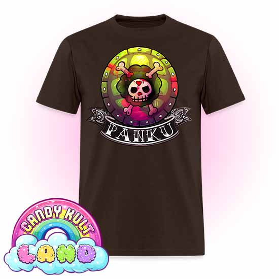 Panku Logo - Candy Kult Land COLOUR Men's / Unisex Classic T-Shirt - Candy Kult - Candy Cult - Candy Kult Land - Wishbone - Boo Kitty - Panku - Frosti - Toxic Kitten - Hex-Heart - Cult Candy - Cake High Heels - [product_vendor}