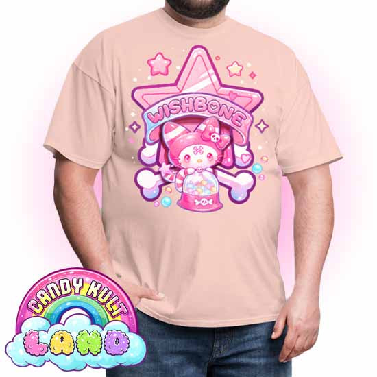 Wishbone Gumball Machine Logo - Candy Kult Land COLOUR Men's / Unisex Classic T-Shirt - Candy Kult - Candy Cult - Candy Kult Land - Wishbone - Boo Kitty - Panku - Frosti - Toxic Kitten - Hex-Heart - Cult Candy - Cake High Heels - [product_vendor}