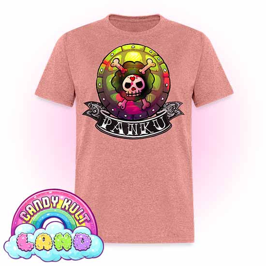 Panku Logo - Candy Kult Land COLOUR Men's / Unisex Classic T-Shirt - Candy Kult - Candy Cult - Candy Kult Land - Wishbone - Boo Kitty - Panku - Frosti - Toxic Kitten - Hex-Heart - Cult Candy - Cake High Heels - [product_vendor}