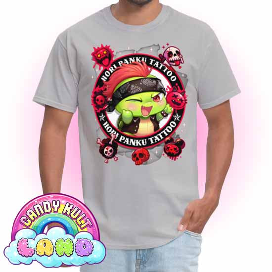 Hori Panku Tattoo Black - Candy Kult Land Men's / Unisex Classic T-Shirt - Candy Kult - Candy Cult - Candy Kult Land - Wishbone - Boo Kitty - Panku - Frosti - Toxic Kitten - Hex-Heart - Cult Candy - Cake High Heels - [product_vendor}