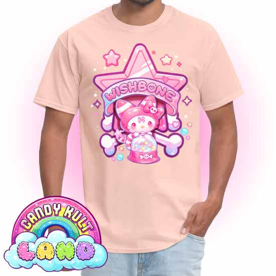 Wishbone Gumball Machine Logo - Candy Kult Land COLOUR Men's / Unisex Classic T-Shirt - Candy Kult - Candy Cult - Candy Kult Land - Wishbone - Boo Kitty - Panku - Frosti - Toxic Kitten - Hex-Heart - Cult Candy - Cake High Heels - [product_vendor}
