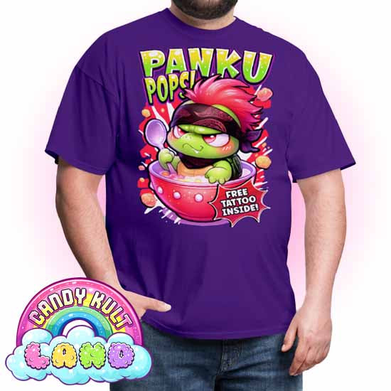 Panku Pops Cereal - Candy Kult Land COLOUR Men's / Unisex Classic T-Shirt - Candy Kult - Candy Cult - Candy Kult Land - Wishbone - Boo Kitty - Panku - Frosti - Toxic Kitten - Hex-Heart - Cult Candy - Cake High Heels - [product_vendor}