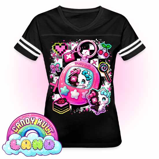 Toxic Kitten Virtual Pet CK Land - Candy Kult Land Women’s Vintage Sport T-Shirt - Candy Kult - Candy Cult - Candy Kult Land - Wishbone - Boo Kitty - Panku - Frosti - Toxic Kitten - Hex-Heart - Cult Candy - Cake High Heels - [product_vendor}