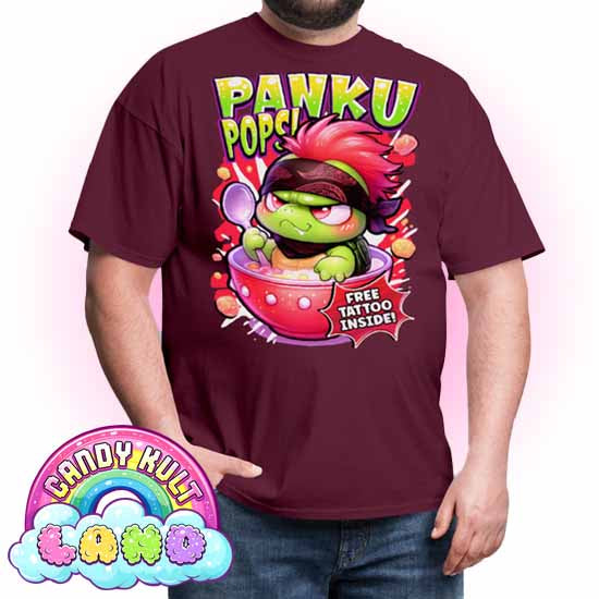 Panku Pops Cereal - Candy Kult Land COLOUR Men's / Unisex Classic T-Shirt - Candy Kult - Candy Cult - Candy Kult Land - Wishbone - Boo Kitty - Panku - Frosti - Toxic Kitten - Hex-Heart - Cult Candy - Cake High Heels - [product_vendor}
