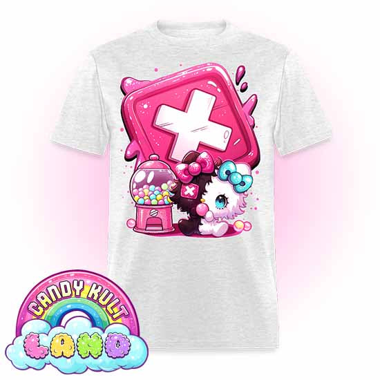 Toxic Kitten Bubble Gum Logo - Candy Kult Land Men's / Unisex Classic T-Shirt - Candy Kult - Candy Cult - Candy Kult Land - Wishbone - Boo Kitty - Panku - Frosti - Toxic Kitten - Hex-Heart - Cult Candy - Cake High Heels - [product_vendor}