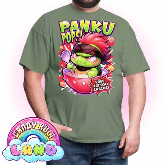 Panku Pops Cereal - Candy Kult Land COLOUR Men's / Unisex Classic T-Shirt - Candy Kult - Candy Cult - Candy Kult Land - Wishbone - Boo Kitty - Panku - Frosti - Toxic Kitten - Hex-Heart - Cult Candy - Cake High Heels - [product_vendor}