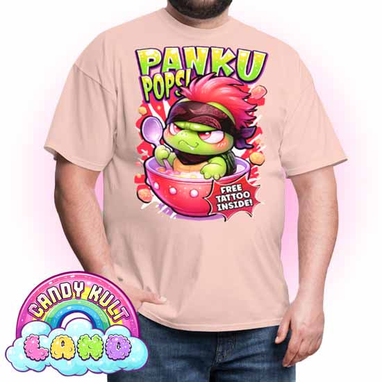 Panku Pops Cereal - Candy Kult Land COLOUR Men's / Unisex Classic T-Shirt - Candy Kult - Candy Cult - Candy Kult Land - Wishbone - Boo Kitty - Panku - Frosti - Toxic Kitten - Hex-Heart - Cult Candy - Cake High Heels - [product_vendor}
