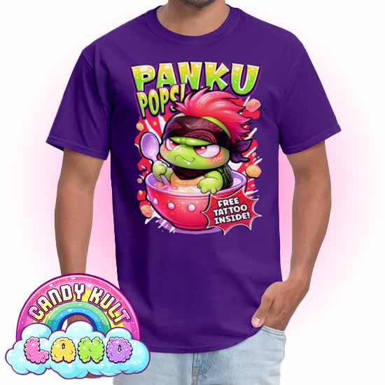 Panku Pops Cereal - Candy Kult Land COLOUR Men's / Unisex Classic T-Shirt - Candy Kult - Candy Cult - Candy Kult Land - Wishbone - Boo Kitty - Panku - Frosti - Toxic Kitten - Hex-Heart - Cult Candy - Cake High Heels - [product_vendor}