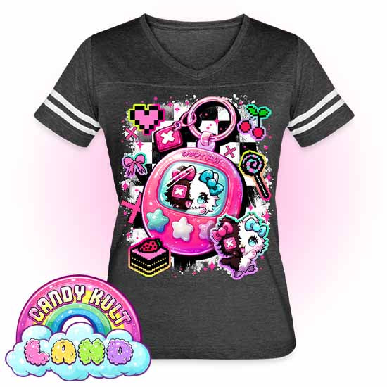 Toxic Kitten Virtual Pet CK Land - Candy Kult Land Women’s Vintage Sport T-Shirt - Candy Kult - Candy Cult - Candy Kult Land - Wishbone - Boo Kitty - Panku - Frosti - Toxic Kitten - Hex-Heart - Cult Candy - Cake High Heels - [product_vendor}