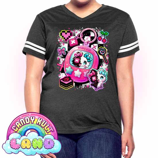 Toxic Kitten Virtual Pet CK Land - Candy Kult Land Women’s Vintage Sport T-Shirt - Candy Kult - Candy Cult - Candy Kult Land - Wishbone - Boo Kitty - Panku - Frosti - Toxic Kitten - Hex-Heart - Cult Candy - Cake High Heels - [product_vendor}