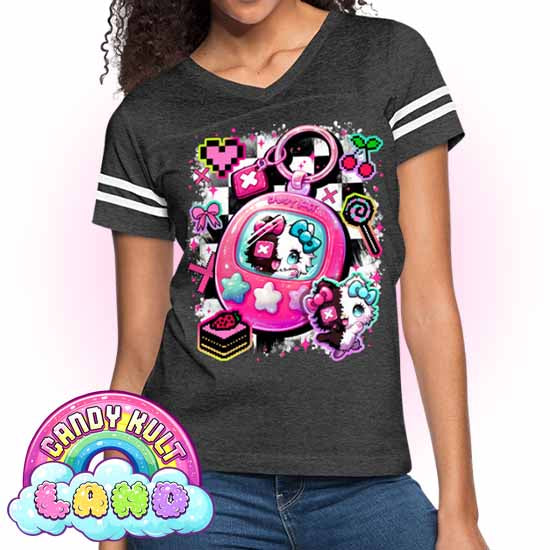 Toxic Kitten Virtual Pet CK Land - Candy Kult Land Women’s Vintage Sport T-Shirt - Candy Kult - Candy Cult - Candy Kult Land - Wishbone - Boo Kitty - Panku - Frosti - Toxic Kitten - Hex-Heart - Cult Candy - Cake High Heels - [product_vendor}