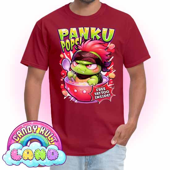 Panku Pops Cereal - Candy Kult Land COLOUR Men's / Unisex Classic T-Shirt - Candy Kult - Candy Cult - Candy Kult Land - Wishbone - Boo Kitty - Panku - Frosti - Toxic Kitten - Hex-Heart - Cult Candy - Cake High Heels - [product_vendor}