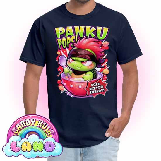 Panku Pops Cereal - Candy Kult Land COLOUR Men's / Unisex Classic T-Shirt - Candy Kult - Candy Cult - Candy Kult Land - Wishbone - Boo Kitty - Panku - Frosti - Toxic Kitten - Hex-Heart - Cult Candy - Cake High Heels - [product_vendor}