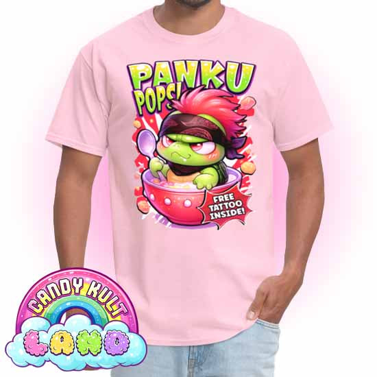 Panku Pops Cereal - Candy Kult Land COLOUR Men's / Unisex Classic T-Shirt - Candy Kult - Candy Cult - Candy Kult Land - Wishbone - Boo Kitty - Panku - Frosti - Toxic Kitten - Hex-Heart - Cult Candy - Cake High Heels - [product_vendor}