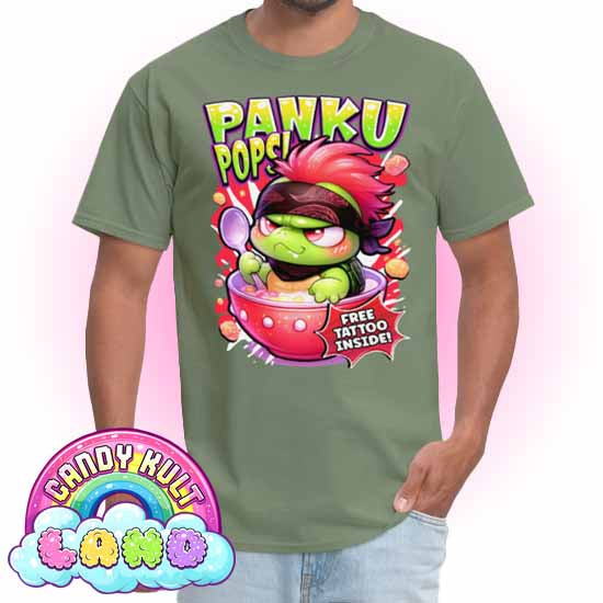 Panku Pops Cereal - Candy Kult Land COLOUR Men's / Unisex Classic T-Shirt - Candy Kult - Candy Cult - Candy Kult Land - Wishbone - Boo Kitty - Panku - Frosti - Toxic Kitten - Hex-Heart - Cult Candy - Cake High Heels - [product_vendor}