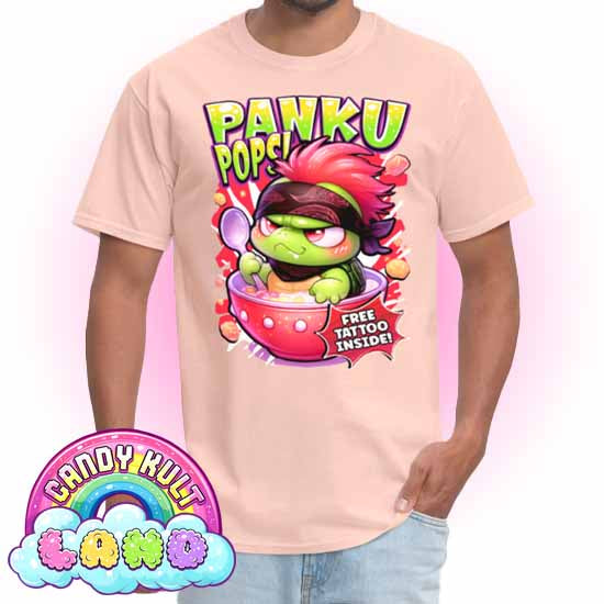 Panku Pops Cereal - Candy Kult Land COLOUR Men's / Unisex Classic T-Shirt - Candy Kult - Candy Cult - Candy Kult Land - Wishbone - Boo Kitty - Panku - Frosti - Toxic Kitten - Hex-Heart - Cult Candy - Cake High Heels - [product_vendor}