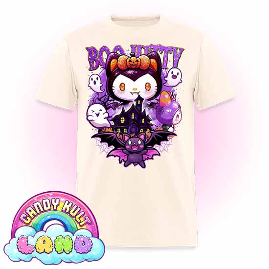 Boo Kitty Origins - Candy Kult Land Men's / Unisex Classic T-Shirt - Candy Kult - Candy Cult - Candy Kult Land - Wishbone - Boo Kitty - Panku - Frosti - Toxic Kitten - Hex-Heart - Cult Candy - Cake High Heels - [product_vendor}