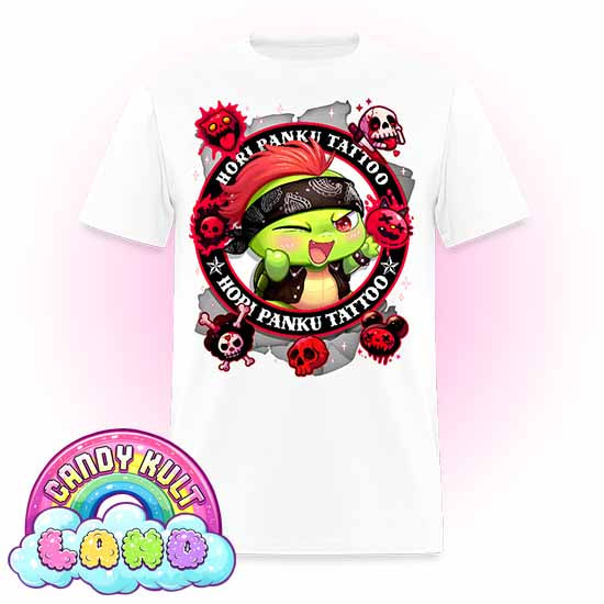Hori Panku Tattoo Black - Candy Kult Land Men's / Unisex Classic T-Shirt - Candy Kult - Candy Cult - Candy Kult Land - Wishbone - Boo Kitty - Panku - Frosti - Toxic Kitten - Hex-Heart - Cult Candy - Cake High Heels - [product_vendor}