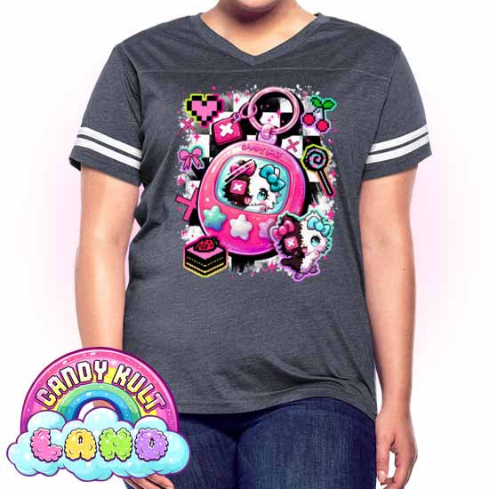 Toxic Kitten Virtual Pet CK Land - Candy Kult Land Women’s Vintage Sport T-Shirt - Candy Kult - Candy Cult - Candy Kult Land - Wishbone - Boo Kitty - Panku - Frosti - Toxic Kitten - Hex-Heart - Cult Candy - Cake High Heels - [product_vendor}