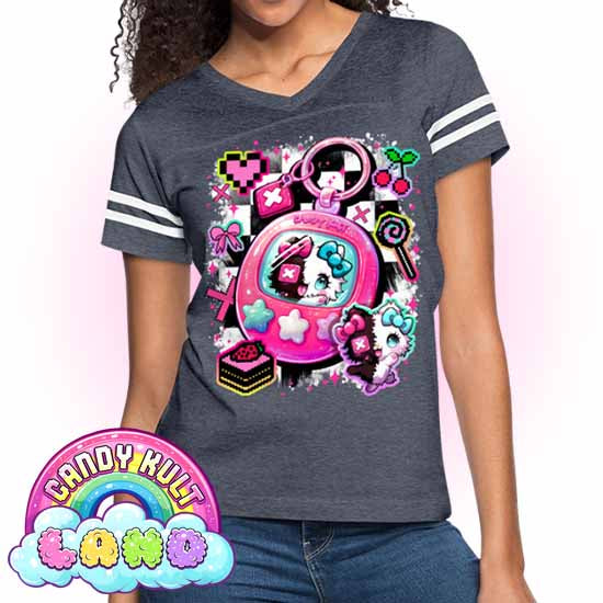 Toxic Kitten Virtual Pet CK Land - Candy Kult Land Women’s Vintage Sport T-Shirt - Candy Kult - Candy Cult - Candy Kult Land - Wishbone - Boo Kitty - Panku - Frosti - Toxic Kitten - Hex-Heart - Cult Candy - Cake High Heels - [product_vendor}