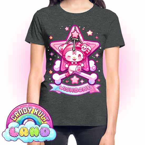 Wishbone Claw Machine Logo - Candy Kult land REGULAR FIT Ladies T-Shirt - Candy Kult - Candy Cult - Candy Kult Land - Wishbone - Boo Kitty - Panku - Frosti - Toxic Kitten - Hex-Heart - Cult Candy - Cake High Heels - [product_vendor}