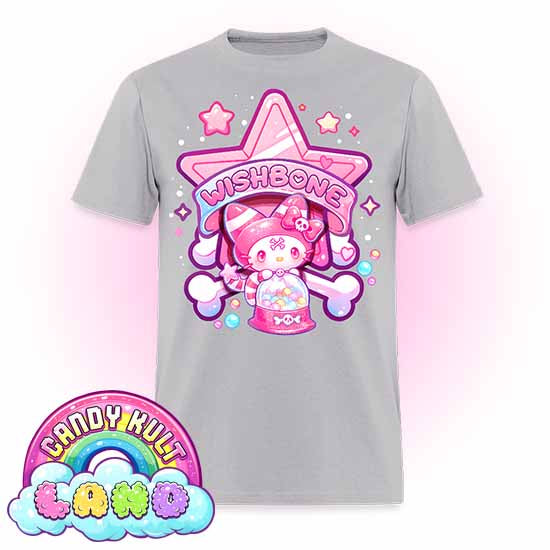 Wishbone Gumball Machine Logo - Candy Kult Land Men's / Unisex Classic T-Shirt - Candy Kult - Candy Cult - Candy Kult Land - Wishbone - Boo Kitty - Panku - Frosti - Toxic Kitten - Hex-Heart - Cult Candy - Cake High Heels - [product_vendor}