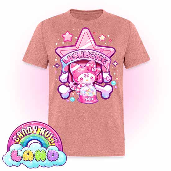 Wishbone Gumball Machine Logo - Candy Kult Land COLOUR Men's / Unisex Classic T-Shirt - Candy Kult - Candy Cult - Candy Kult Land - Wishbone - Boo Kitty - Panku - Frosti - Toxic Kitten - Hex-Heart - Cult Candy - Cake High Heels - [product_vendor}