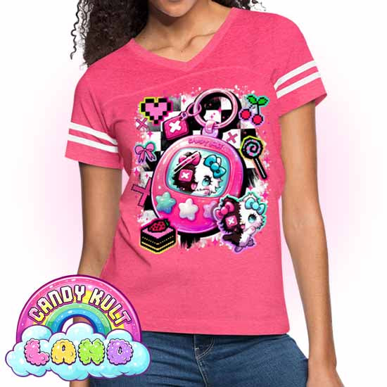 Toxic Kitten Virtual Pet CK Land - Candy Kult Land Women’s Vintage Sport T-Shirt - Candy Kult - Candy Cult - Candy Kult Land - Wishbone - Boo Kitty - Panku - Frosti - Toxic Kitten - Hex-Heart - Cult Candy - Cake High Heels - [product_vendor}