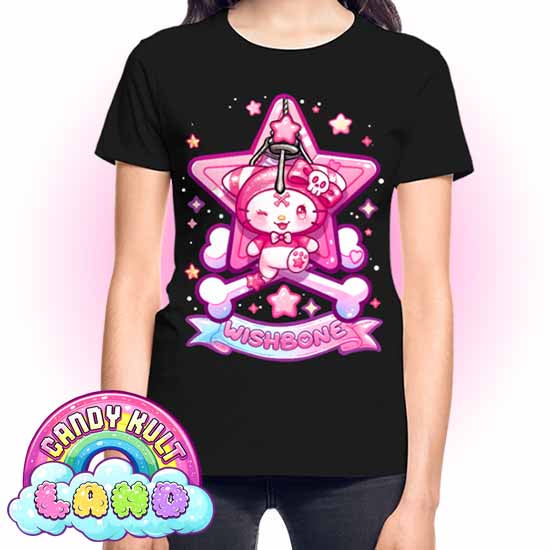 Wishbone Claw Machine Logo - Candy Kult land REGULAR FIT Ladies T-Shirt - Candy Kult - Candy Cult - Candy Kult Land - Wishbone - Boo Kitty - Panku - Frosti - Toxic Kitten - Hex-Heart - Cult Candy - Cake High Heels - [product_vendor}