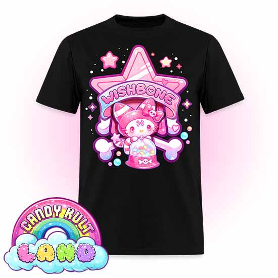 Wishbone Gumball Machine Logo - Candy Kult Land Men's / Unisex Classic T-Shirt - Candy Kult - Candy Cult - Candy Kult Land - Wishbone - Boo Kitty - Panku - Frosti - Toxic Kitten - Hex-Heart - Cult Candy - Cake High Heels - [product_vendor}