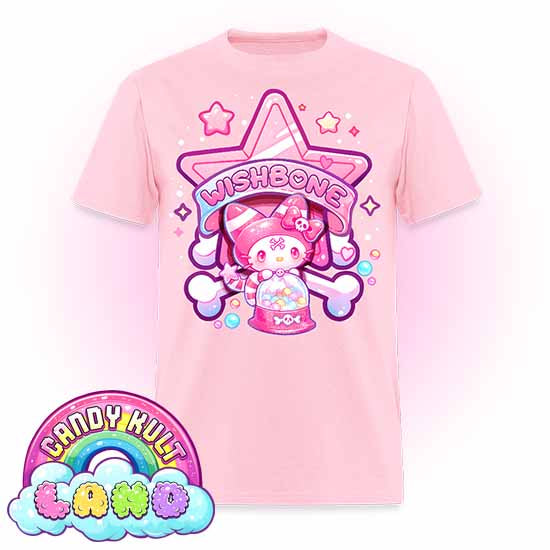 Wishbone Gumball Machine Logo - Candy Kult Land COLOUR Men's / Unisex Classic T-Shirt - Candy Kult - Candy Cult - Candy Kult Land - Wishbone - Boo Kitty - Panku - Frosti - Toxic Kitten - Hex-Heart - Cult Candy - Cake High Heels - [product_vendor}