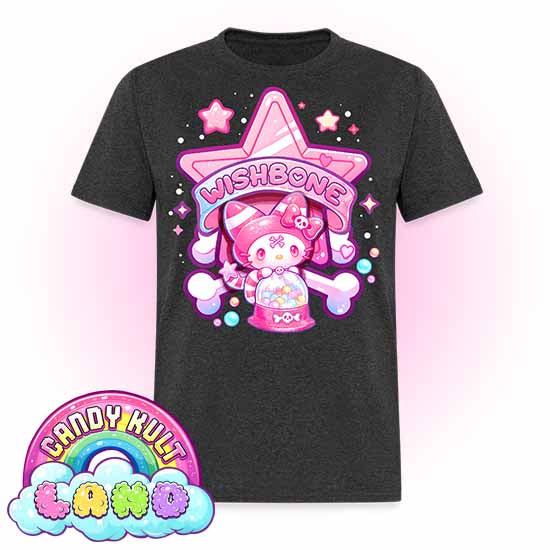 Wishbone Gumball Machine Logo - Candy Kult Land Men's / Unisex Classic T-Shirt - Candy Kult - Candy Cult - Candy Kult Land - Wishbone - Boo Kitty - Panku - Frosti - Toxic Kitten - Hex-Heart - Cult Candy - Cake High Heels - [product_vendor}