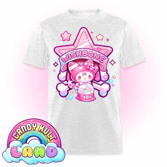 Wishbone Gumball Machine Logo - Candy Kult Land Men's / Unisex Classic T-Shirt - Candy Kult - Candy Cult - Candy Kult Land - Wishbone - Boo Kitty - Panku - Frosti - Toxic Kitten - Hex-Heart - Cult Candy - Cake High Heels - [product_vendor}