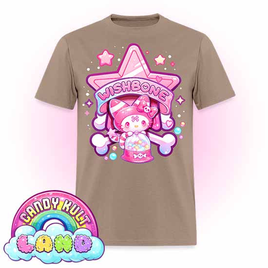 Wishbone Gumball Machine Logo - Candy Kult Land Men's / Unisex Classic T-Shirt - Candy Kult - Candy Cult - Candy Kult Land - Wishbone - Boo Kitty - Panku - Frosti - Toxic Kitten - Hex-Heart - Cult Candy - Cake High Heels - [product_vendor}