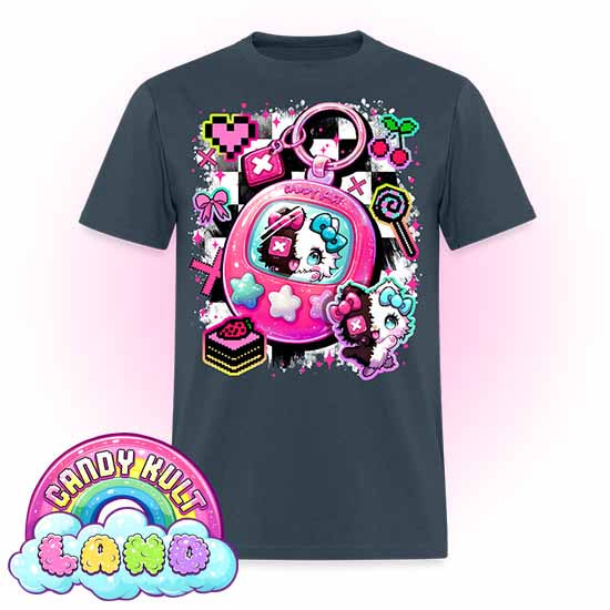 Toxic Kitten Virtual Pet - Candy Kult Land Men's / Unisex Classic T-Shirt - Candy Kult - Candy Cult - Candy Kult Land - Wishbone - Boo Kitty - Panku - Frosti - Toxic Kitten - Hex-Heart - Cult Candy - Cake High Heels - [product_vendor}
