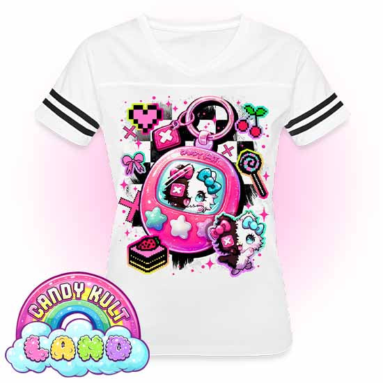 Toxic Kitten Virtual Pet CK Land - Candy Kult Land Women’s Vintage Sport T-Shirt - Candy Kult - Candy Cult - Candy Kult Land - Wishbone - Boo Kitty - Panku - Frosti - Toxic Kitten - Hex-Heart - Cult Candy - Cake High Heels - [product_vendor}