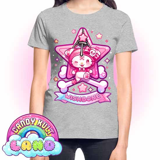 Wishbone Claw Machine Logo - Candy Kult land REGULAR FIT Ladies T-Shirt - Candy Kult - Candy Cult - Candy Kult Land - Wishbone - Boo Kitty - Panku - Frosti - Toxic Kitten - Hex-Heart - Cult Candy - Cake High Heels - [product_vendor}