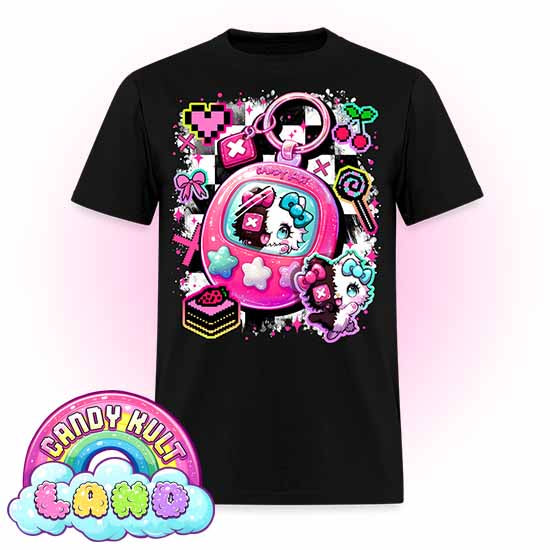 Toxic Kitten Virtual Pet - Candy Kult Land Men's / Unisex Classic T-Shirt - Candy Kult - Candy Cult - Candy Kult Land - Wishbone - Boo Kitty - Panku - Frosti - Toxic Kitten - Hex-Heart - Cult Candy - Cake High Heels - [product_vendor}