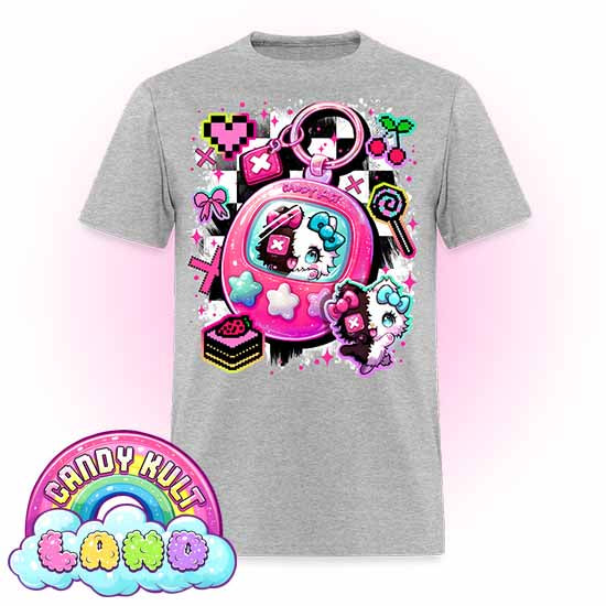 Toxic Kitten Virtual Pet - Candy Kult Land Men's / Unisex Classic T-Shirt - Candy Kult - Candy Cult - Candy Kult Land - Wishbone - Boo Kitty - Panku - Frosti - Toxic Kitten - Hex-Heart - Cult Candy - Cake High Heels - [product_vendor}