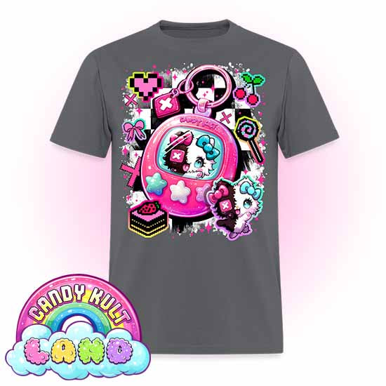 Toxic Kitten Virtual Pet - Candy Kult Land Men's / Unisex Classic T-Shirt - Candy Kult - Candy Cult - Candy Kult Land - Wishbone - Boo Kitty - Panku - Frosti - Toxic Kitten - Hex-Heart - Cult Candy - Cake High Heels - [product_vendor}