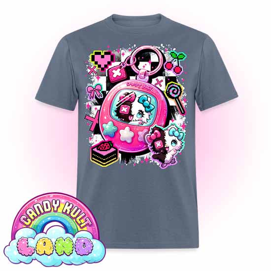 Toxic Kitten Virtual Pet - Candy Kult Land Men's / Unisex Classic T-Shirt - Candy Kult - Candy Cult - Candy Kult Land - Wishbone - Boo Kitty - Panku - Frosti - Toxic Kitten - Hex-Heart - Cult Candy - Cake High Heels - [product_vendor}