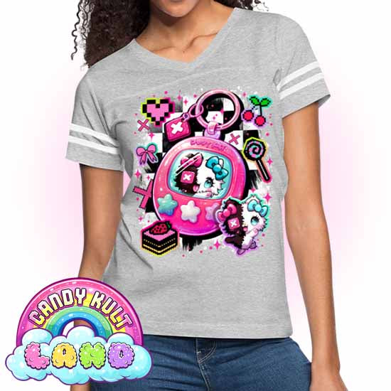 Toxic Kitten Virtual Pet CK Land - Candy Kult Land Women’s Vintage Sport T-Shirt - Candy Kult - Candy Cult - Candy Kult Land - Wishbone - Boo Kitty - Panku - Frosti - Toxic Kitten - Hex-Heart - Cult Candy - Cake High Heels - [product_vendor}