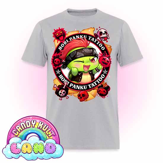 Hori Panku Tattoo - Candy Kult Land Men's / Unisex Classic T-Shirt - Candy Kult - Candy Cult - Candy Kult Land - Wishbone - Boo Kitty - Panku - Frosti - Toxic Kitten - Hex-Heart - Cult Candy - Cake High Heels - [product_vendor}