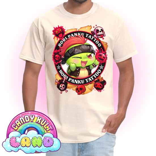 Hori Panku Tattoo - Candy Kult Land Men's / Unisex Classic T-Shirt - Candy Kult - Candy Cult - Candy Kult Land - Wishbone - Boo Kitty - Panku - Frosti - Toxic Kitten - Hex-Heart - Cult Candy - Cake High Heels - [product_vendor}