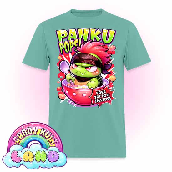 Panku Pops Cereal - Candy Kult Land COLOUR Men's / Unisex Classic T-Shirt - Candy Kult - Candy Cult - Candy Kult Land - Wishbone - Boo Kitty - Panku - Frosti - Toxic Kitten - Hex-Heart - Cult Candy - Cake High Heels - [product_vendor}