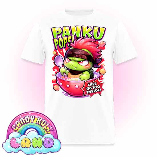 Panku Pops Cereal - Candy Kult Land Men's / Unisex Classic T-Shirt - Candy Kult - Candy Cult - Candy Kult Land - Wishbone - Boo Kitty - Panku - Frosti - Toxic Kitten - Hex-Heart - Cult Candy - Cake High Heels - [product_vendor}